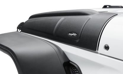 Bushwacker 18-22 Jeep Wrangler 2/4dr / 20-22 Jeep Gladiator Trail Armor Hood Armor (3pc) - Tex. Blk 14131 14131 Photo - Mounted