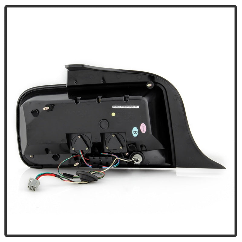 Spyder 05-09 Ford Mustang (Red Light Bar) LED Tail Lights - Black ALT-YD-FM05V3-RBLED-BK 5086716 5086716 Photo - Unmounted