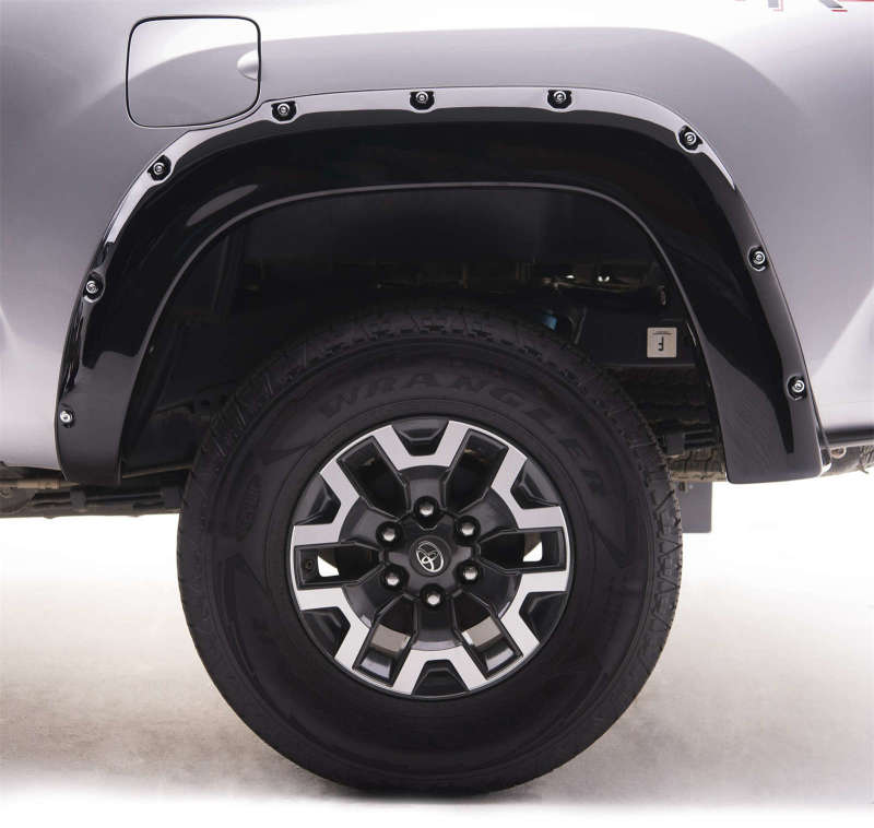 EGR 16+ Toyota Tacoma w/Mudflap Bolt-On Look Color Match Fender Flares - Set - Black 795084-202 795084-202 Photo - Mounted