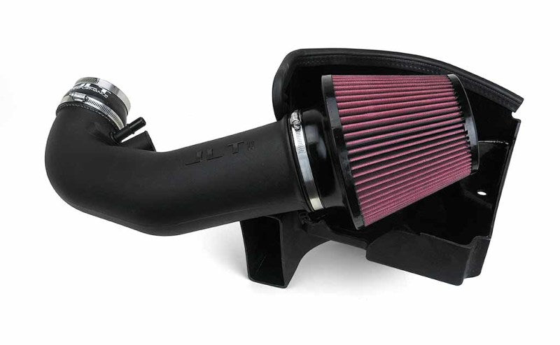 JLT 11-14 Ford Mustang GT Series 2 Black Textured Cold Air Intake Kit w/Red Filter - Tune Req CAI2-FMG-11 CAI2-FMG-11 Photo - Primary
