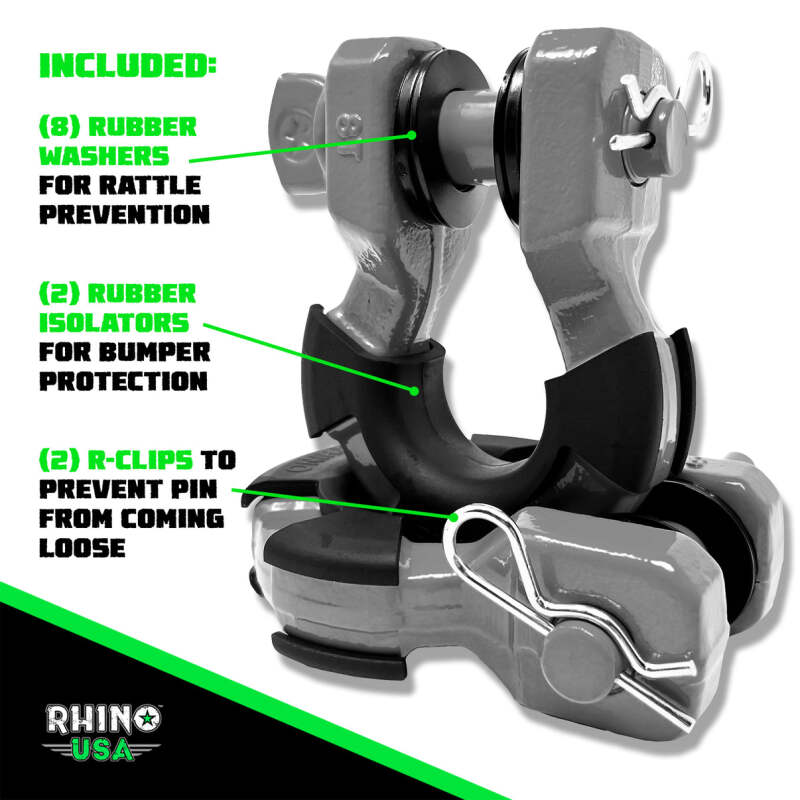 Rhino USA 8T Super Shackle 2-Pack (Gray) SUPERSHACK-GRY SUPERSHACK-GRY User 1