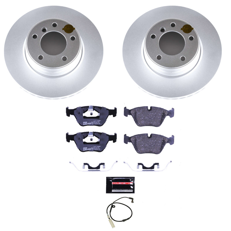 PowerStop Power Stop 04-05 BMW 525i Front Euro-Stop Brake Kit ESK5156 ESK5156 Photo - Primary
