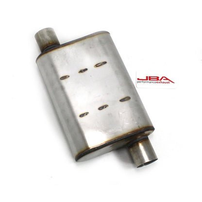 JBA Universal Chambered Style 304SS Muffler 13x9.75x4 2.5in Inlet Diameter Offset/Offset 40-251300 40-251300 Photo - Primary