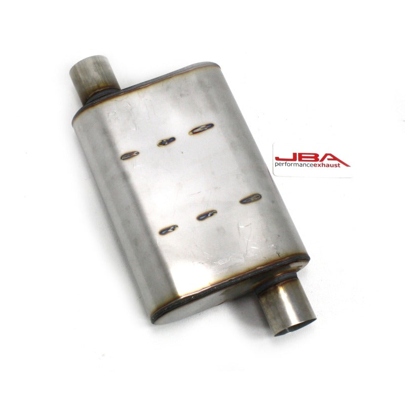JBA Universal Chambered Style 304SS Muffler 13x9.75x4 2.5in Inlet Diameter Offset/Offset 40-251300 40-251300 Photo - Primary