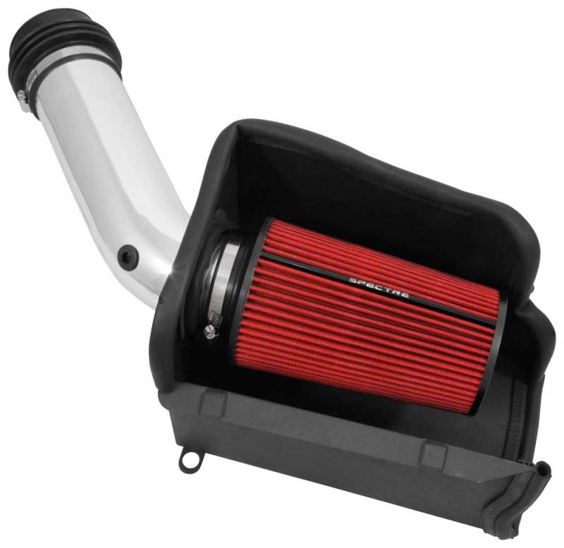 Spectre 94-97 Ford SD 7.3L DSL Air Intake Kit - Polished w/Red Filter 9059 9059 Photo - Primary