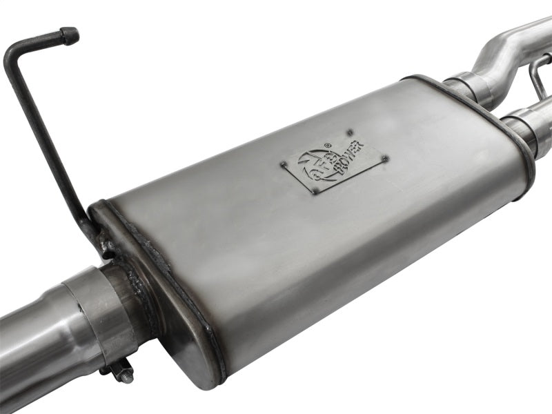 aFe MACH Force-Xp 3in 409 Stainless Steel Cat-Back Exhaust System: Nissan 49-46104 Photo - Unmounted