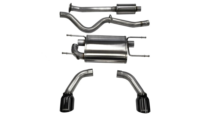 Corsa Performance 12-14 Scion FRS / Subaru BRZ Black Tip Sport Cat-Back Exhaust 14864BLK Photo - Primary