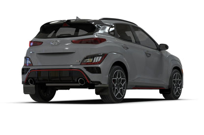 Rally Armor 2022 Hyundai Kona N Black UR Mud Flap w/ Red Logo MF83-UR-BLK-RD MF83-UR-BLK-RD User 1