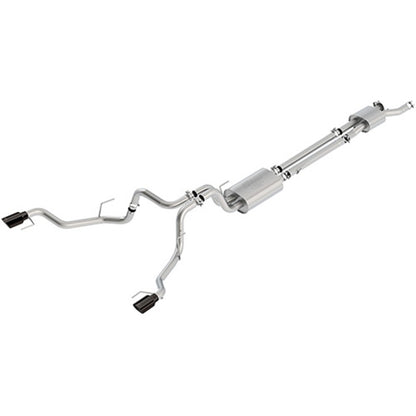 Ford Racing 2017 F150 Raptor 3.5L Sport Cat-Back Exhaust System Dual Rear Exit w/ Black Tips M-5200-F15RSB M-5200-F15RSB Photo - Unmounted