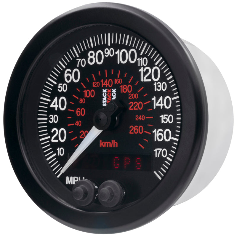 Autometer Stack Instruments 88mm 0-180 MPH 290 KM/H GPS Speedometer - Black ST3803 ST3803 User 3