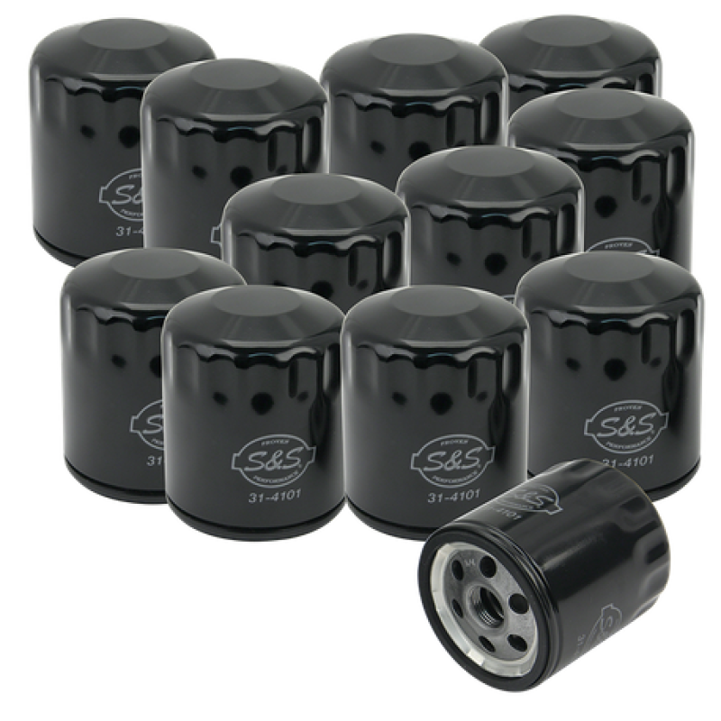 S&S Cycle Oil Filter - Black 310-0239