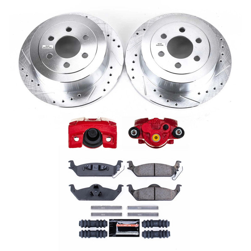 PowerStop Power Stop 03-04 Dodge Dakota Rear Z23 Evolution Kit w/Calipers KC2192 KC2192 Photo - Primary