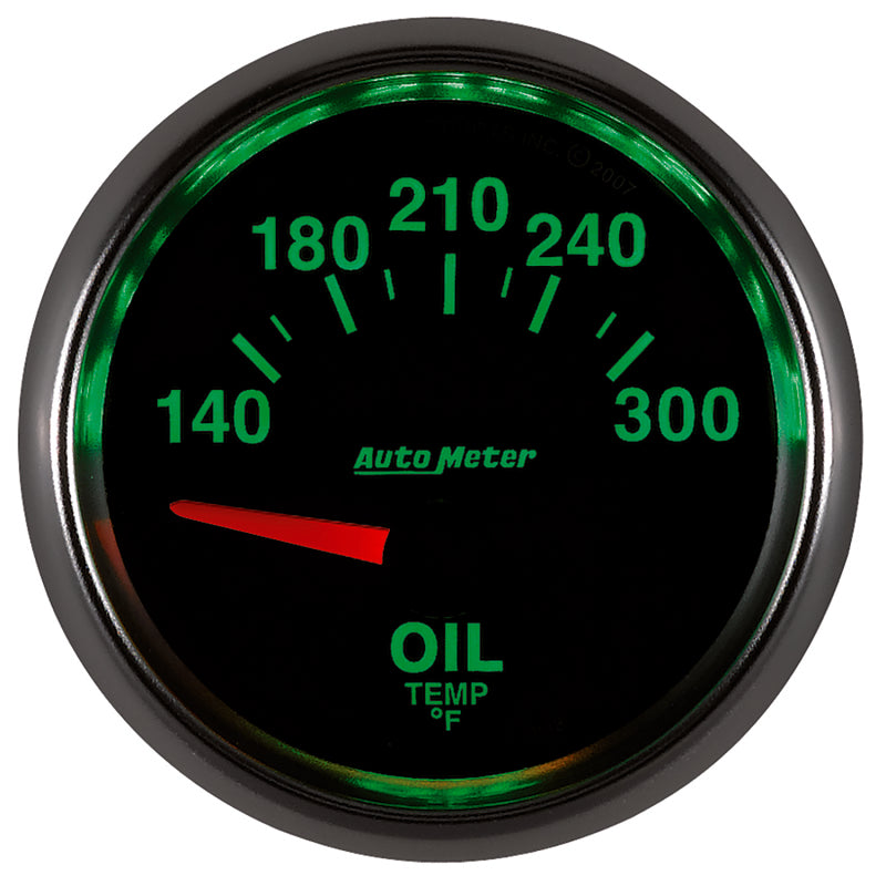 Autometer GS 52mm 140-300 Deg F Short Sweep Electronic Oil Temperature Gauge 3848 3848 User 4