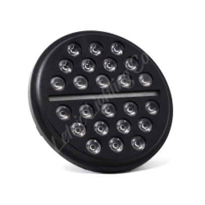 Letric Lighting 7? LED Black Buck-Shot Style multi-mini Headlight LLC-LHC-7B LLC-LHC-7B Photo - Primary
