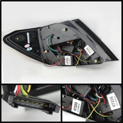 Spyder Mercedes Benz W204 C-Class 11-14 LED Tail Lights - Blk ALT-YD-MBZC11-LED-BK 5072733 5072733 Photo - Unmounted