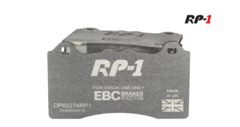 EBC Racing 2019+ BMW Z4 G29 / 2020+ Toyota GR Supra (w/13in Rear Rotors) RP-1 Race Rear Brake Pads DP82405RP1