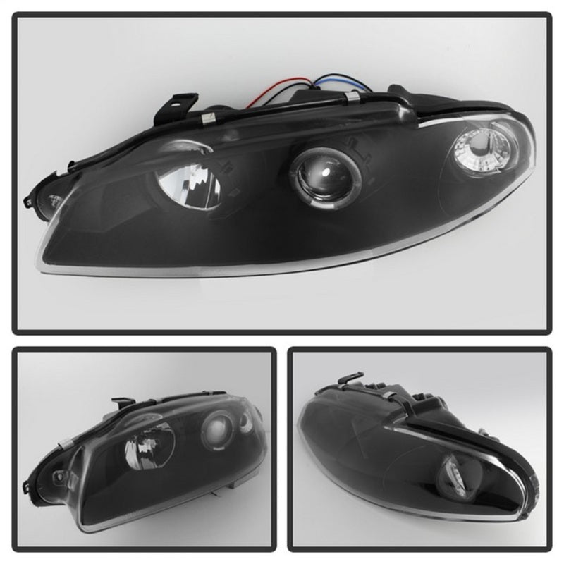 Spyder Mitsubishi Eclipse 97-99 Projector Headlights LED Halo Black High H1 Low H1 PRO-YD-ME97-HL-BK 5011473 5011473 Photo - Unmounted
