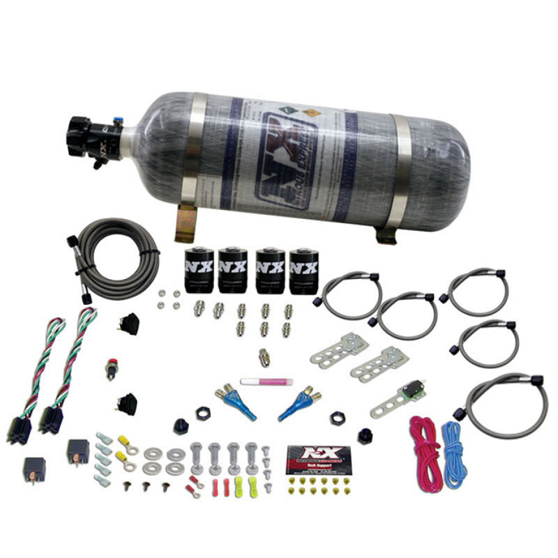 Nitrous Express Ford EFI Dual Stage Nitrous Kit (50-150HP x 2) w/Composite Bottle 20124-12 20124-12 Photo - Primary