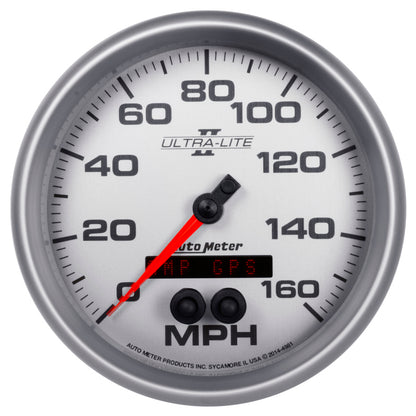 Autometer 5" Gps Speedometer, 0-160 Mph, Ultra-Lite II 4981 Photo - Primary