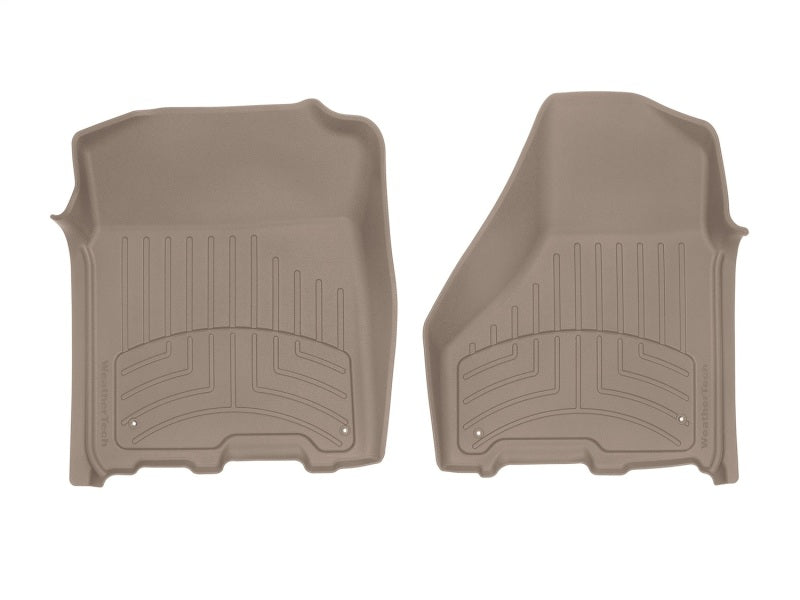 WeatherTech 12-18 Dodge Ram 1500 Crew Cab / Extended Cab Front Floorliner HP - Tan 454781IM 454781IM Photo - Primary