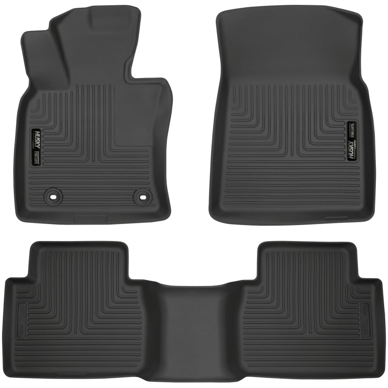 Husky Liners 2018 Toyota Camry Weatherbeater Black Front & 2nd Seat Floor Liners 95731 95731 Photo - Primary