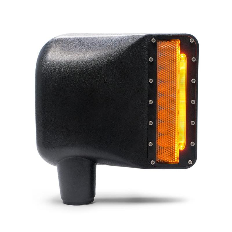 DV8 Offroad 07-18 Jeep Wrangler JK LED Mirror Housing w/ Turn Signal Option BCME27W3W BCME27W3W Photo - Close Up