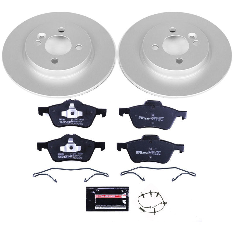 PowerStop Power Stop 07-08 Mini Cooper Front Euro-Stop Brake Kit ESK5780 ESK5780 Photo - Primary