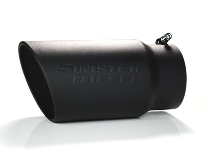 Sinister Diesel Universal Black Ceramic Coated Stainless Steel Exhaust Tip (5in to 6in) SD-5-6-BLK SD-5-6-BLK Photo - Primary