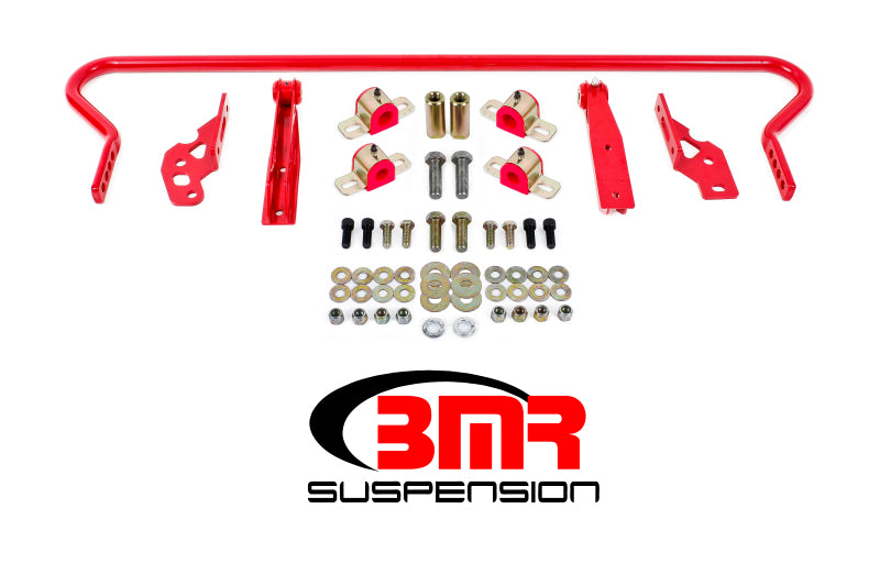 BMR 11-14 S197 Mustang Rear Hollow 25mm Adj. Sway Bar Kit w/ Bushings - Red SB042R SB042R Photo - Primary