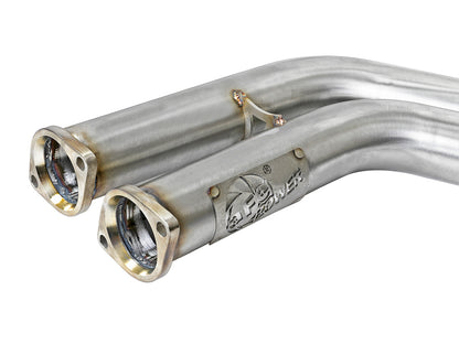 aFe Twisted Steel HDR X-Pipe SS-304 01-06 BMW M3 3.2L S54 48-36324 48-36324 Photo - Unmounted