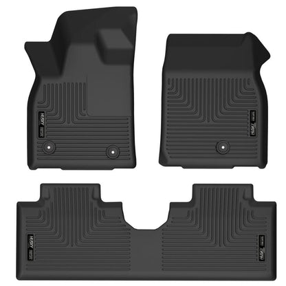 Husky Liners 2021 Ford Mustang Mach-E Weatherbeater Front & 2nd Seat Floor Liners - Black 95071 95071 Photo - Primary