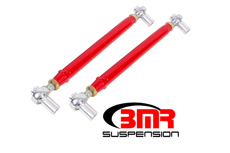 BMR 79-98 Fox Mustang Chrome Moly Lower Control Arms w/ Double Adj. Rod Ends - Red MTCA052R MTCA052R Photo - Primary