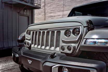 ORACLE Lighting Oracle VECTOR Series Full LED Grille - Jeep Wrangler JL/JT - NA 5837-PRO 5837-PRO Photo - lifestyle view