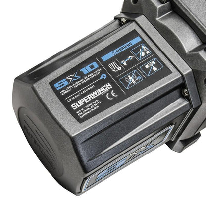Superwinch 10000 LBS 12 VDC 3/8in x 80ft Synthetic Rope SX 10000 Winch 1710201 1710201 Photo - Close Up