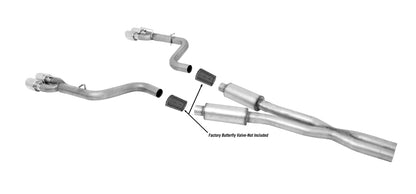 Gibson 15-19 Dodge Challenger SRT Hellcat 6.2L 3in Cat-Back Dual Exhaust - Stainless 617010 617010 Photo - Primary