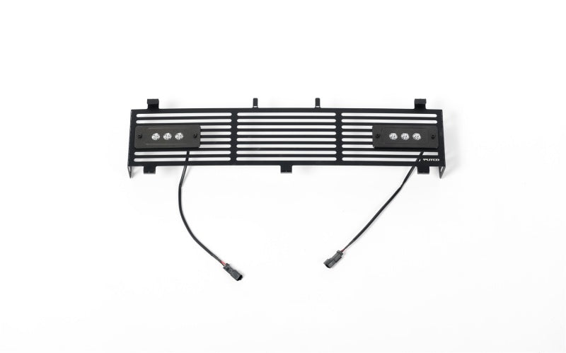 Putco 11-16 Ford SuperDuty - SS Black Bar Design w/ Qty 2 - 6in Light bars Bumper Grille Inserts 87165L-2 87165L-2 Photo - Primary