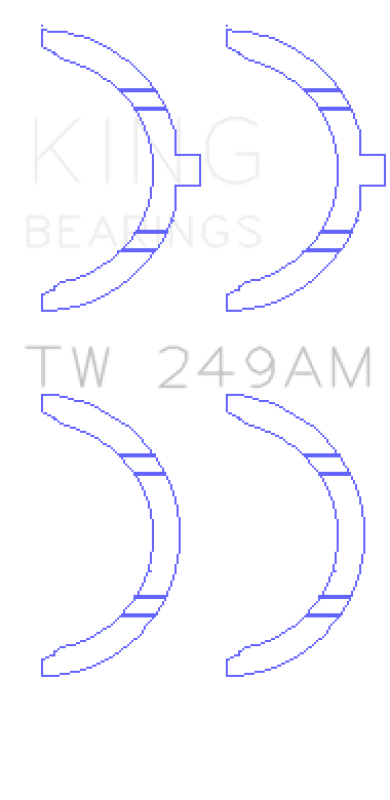 King Engine Bearings King 1995 Toyota Tacoma AM-Series Thrust Washer Set TW249AM TW249AM Photo - Primary