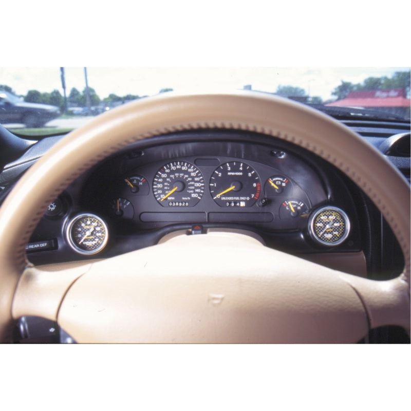 Autometer Instrument Cluster Bezel, Dual, 2 1/16", Ford Mustang 10003 Photo - Primary