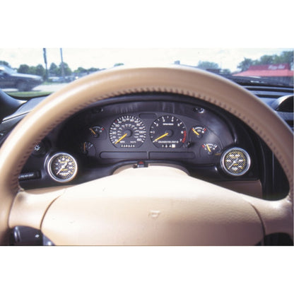 Autometer Instrument Cluster Bezel, Dual, 2 1/16", Ford Mustang 10003 Photo - Primary