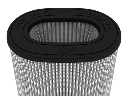 aFe Magnum FLOW Pro DRY S Universal Air Filter (6.75x4.75) Flg, (8.25x6.25 21-91101 Photo - Close Up