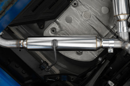 MBRP 2022-2023 Kia Forte GT 1.6L Turbo2.5in Axle-Back Dual Split Rear w/ Quad Carbon Tips S47113CF S47113CF Photo - Close Up