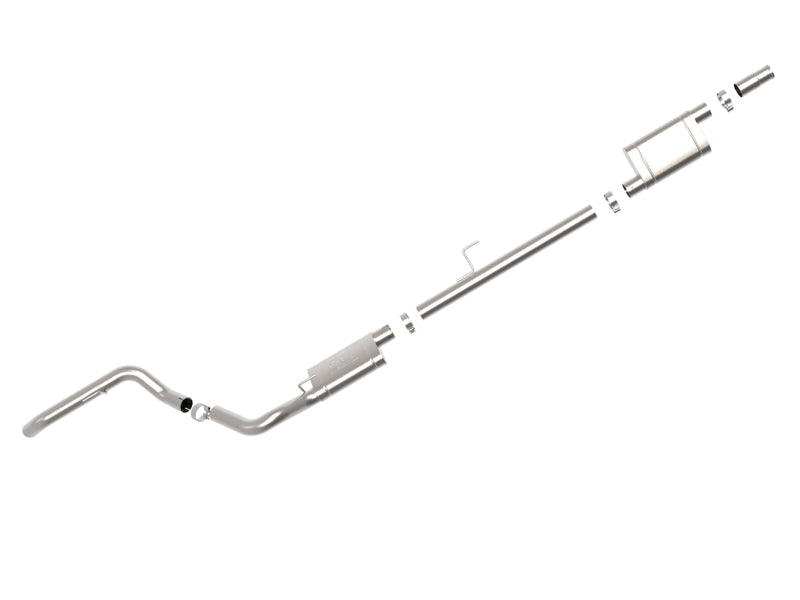 aFe +20 Jeep Gladiator MACH Force-Xp 3 IN 409 Stainless Steel Cat-Back Hi-Tuck Cat-Back 49-48081 49-48081 Photo - Unmounted