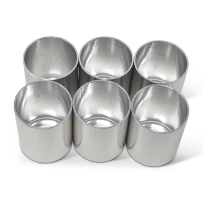 Russell Replacement Crimp Collars #10 Clear Anodized Qty of 6 610383 Photo - out of package