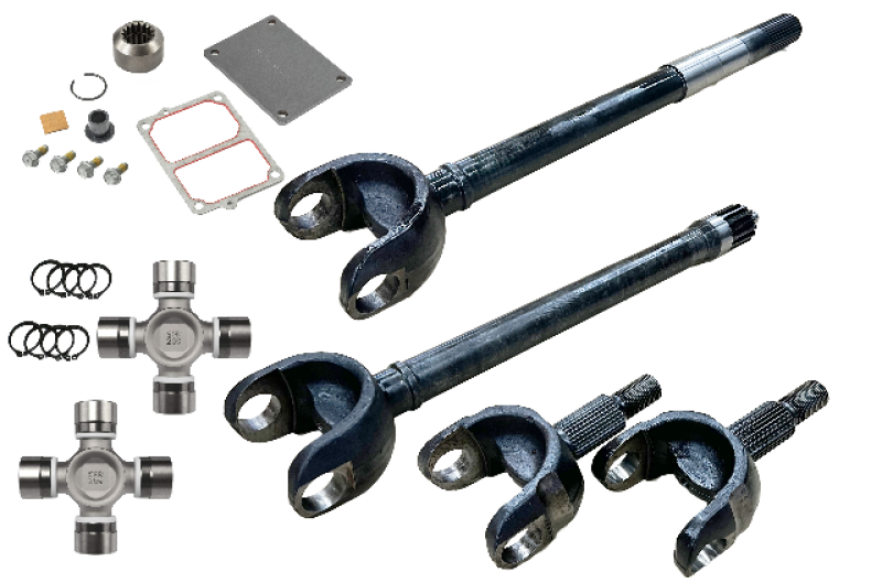 Revolution Gear & Axle 2018+ Jeep Wrangler JL & JT Chromoly Discovery Series Front Axle Kit w/FAD DC-D44-JLJT-2PC-FAD DC-D44-JLJT-2PC-FAD Photo - Primary