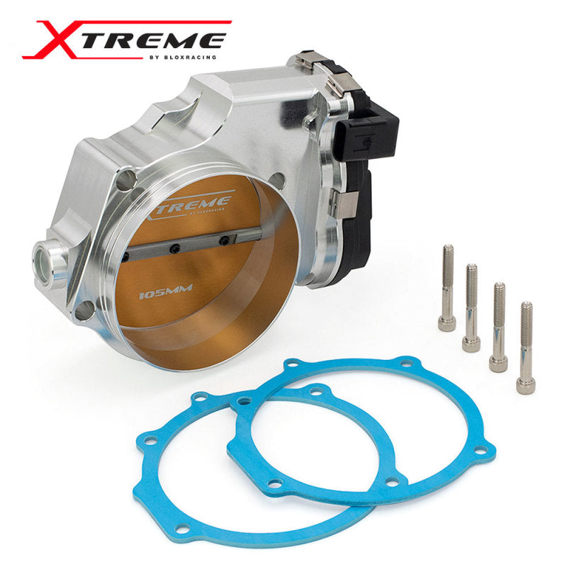 BLOX Racing 2015+ Dodge Hellcat / Jeep Trackhawk 6.2L 105mm Electronic Billet Throttle Body - Silver BXIM-00255-SI BXIM-00255-SI User 1