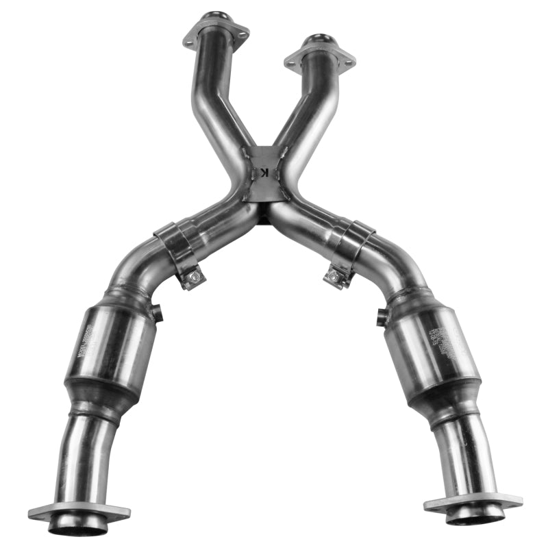 Kooks 99-04 Ford Mustang GT / Cobra 3in In x 2 1/2in OEM Out GREEN Cat SS X Pipe Kooks HDR Req 11203350 11203350 Photo - Primary