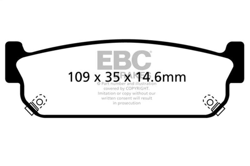 EBC Disc Brake Pad Set UD588 Photo - Primary