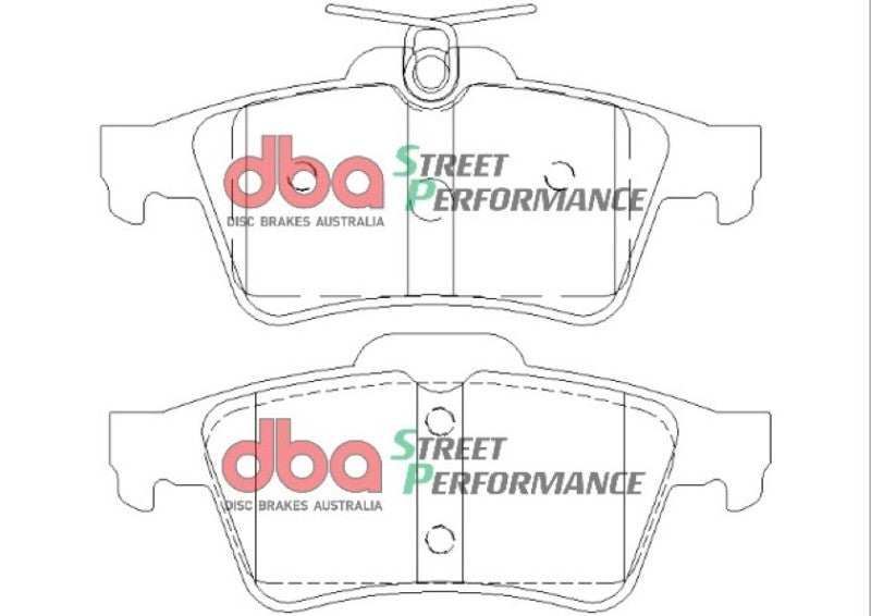 DBA 08-10 Chevrolet Cobalt (Rear Rotor) SP Performance Rear Brake Pads DB1763SP DB1763SP Photo - out of package