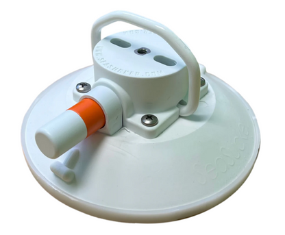 SeaSucker 6in. SeaSucker w/Flat-Top Stainless Steel D-Ring - White VM1014W-6 VM1014W-6 User 1