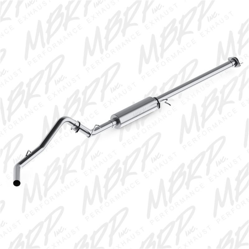 MBRP 2007-2008 Chev/GMC 1500 CC EC 6ft6in bed 4.8/5.3L 3in Cat Back Single S5036P Photo - Primary